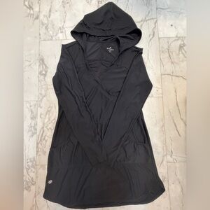 Athleta Charcoal Hooded Sweatshirt
